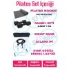6 PARÇA Pilates Minderi Squat Band 1 Kg Dambıl Atlama İpi Göğüs Lastiği KOMPLE SET