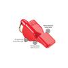Mini Safety Düdük Neon Sarı - Ipli 9803-1308