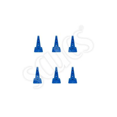 SCX 1110 ANTRENMAN HUNİSİ 50 CM MAVİ 6'LI SET