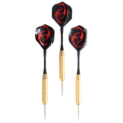 24 Gr. Dart Oku (3’lü Set) - Çelik Uç + Pirinç Gövde + Renkli Kanat - Dart Oku Seti