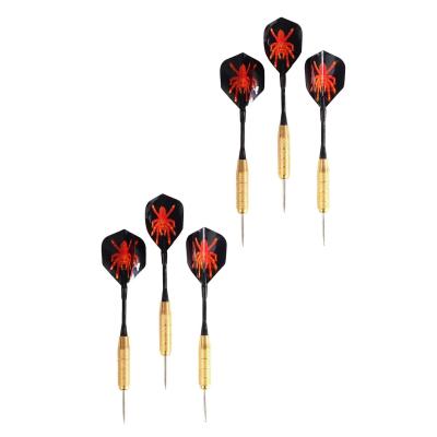 6 Adet 20 Gram Dart Oku Çelik Uç Pirinç Gövde Renkli Kanat Dart Oku Seti