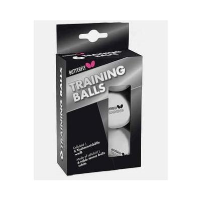 Butterfly 85140S Training Balls 6lı Tenis Topu Beyaz