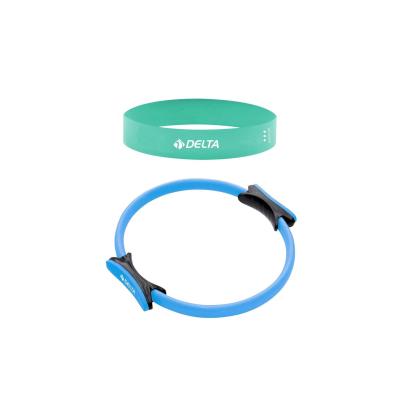 Pilates Çemberi Aerobik Squat Bandı Seti Lateks Direnç Lastiği