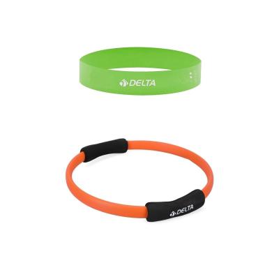 Pilates Çemberi Aerobik Squat Bandı Seti Lateks Direnç Lastiği