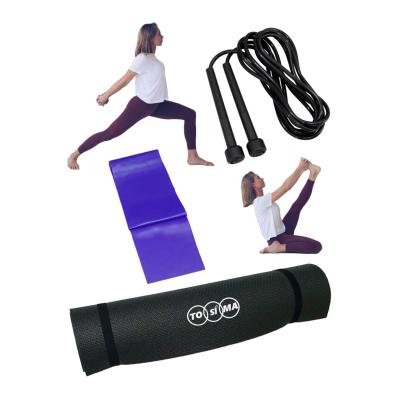 Yoga Minderi Egzersiz Minderi Yoga Ipi Direnç Lastiği Set Yoga Seti