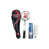 2 Adet Badminton Raketi + Badminton Çantası + 6 Adet Kaz Tüyü Deluxe Badminton Topu Seti