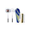 2 Adet Deluxe Tek Parça Badminton Raketi + Çantası + 6 Adet Orta Hız Badminton Topu Seti