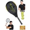 27 İnç Tenis Raketi Seti L2 Grip Taşıma Çantalı 3 Adet Tenis Topu Havlu Bileklik Havlu Saç Bandı