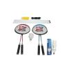 4 Adet Badminton Raketi + Çanta + File-Demir + 6 Kaz Tüyü + 3 Plastik Toplam 9 Badminton Topu