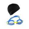 Çocuk Silikon Havuz Gözlüğü Ve Likra Bone Seti Çocuk Havuz Seti Yüzücü Seti