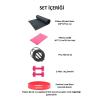 6 Parça Pilates & Fitness Seti – 6mm Pilates Minderi, Squat Bant, Atlama İpi, 2x1 Kg Dambıl