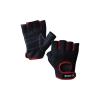 Siyah Kırmızı Ağırlık Body Dambıl Halter Fitness Eldiveni -L