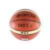 Kahverengi Pro X Deluxe Kauçuk 3 Numara Çocuk Basketbol Topu 3 Numara Pompa dahil değildir