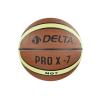 7 Numara Pro X Deluxe Kauçuk 7 Numara Basketbol Topu Kahverengi Pompa dahil değildir