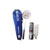 Tek Parça Deluxe Badminton Raketi + Badminton Çantası + 6 Adet Badminton Topu Seti
